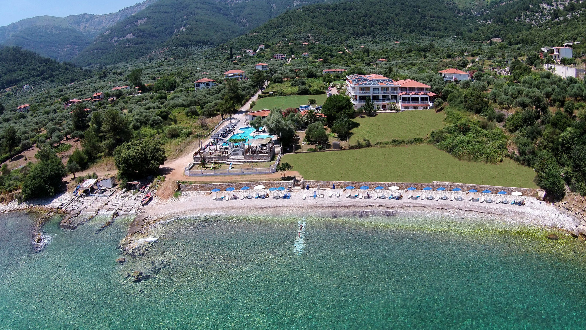 Maranton Beach Hotel Kinira Eksteriør billede